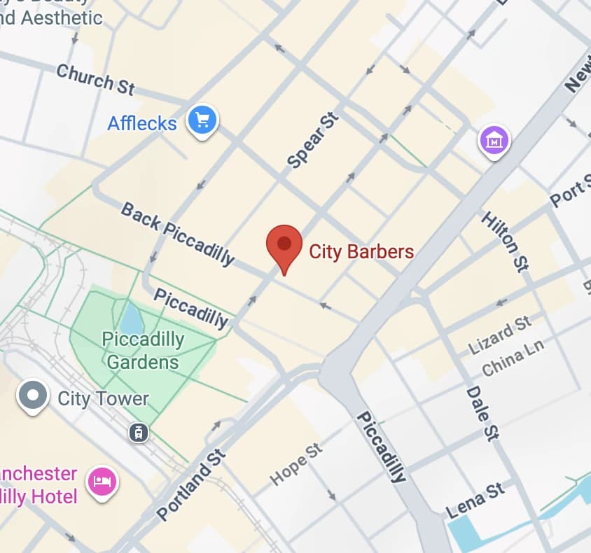 Map to City Barbers